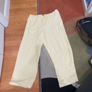 Wild Fable light yellow linen pants